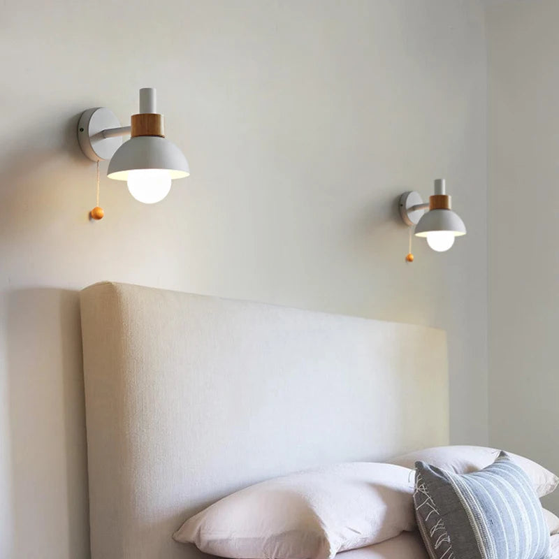 Bedside LED Wall Lamp With Switch