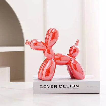 Creative Balloon Dog Abstract Ceramic Ornament Sculpture Figurine Statue