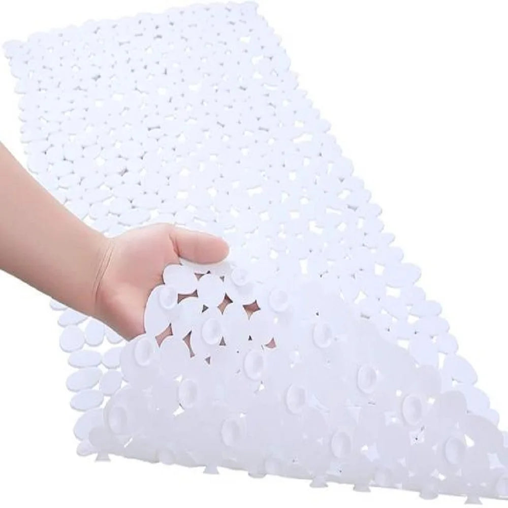 Pebble Shape Machine Washable Bathtub Mat