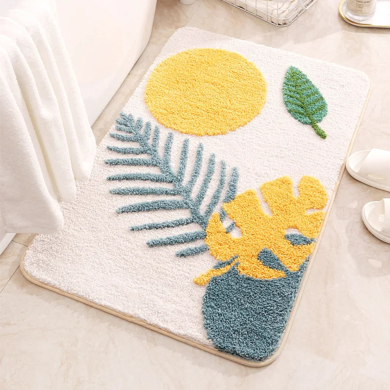 Leaves Bathroom Rugs