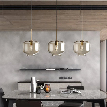 Modern Loft Hanging Glass Pendant Light