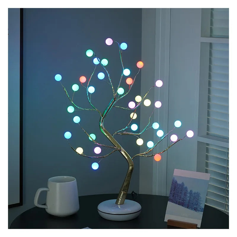 Led Fairy Light 16 Color Pearl Tree Nightlight