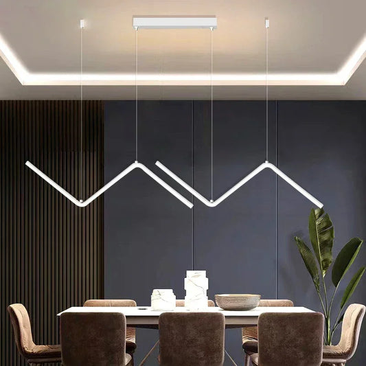 Minimalist Black Ceiling Chandelier