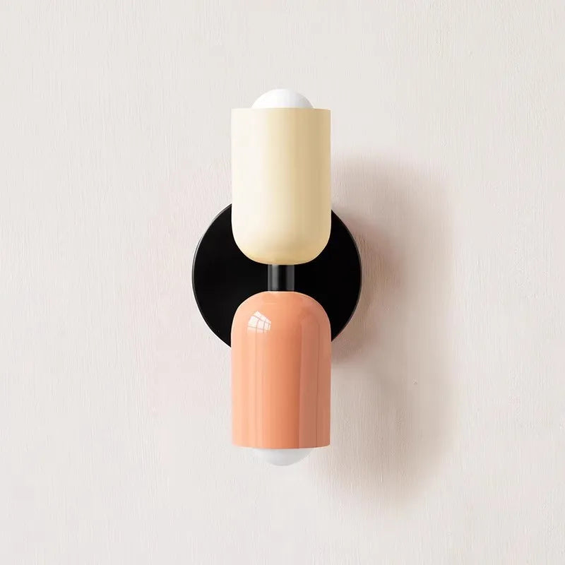 Nordic Wall Lamp LED Simple Macaron Wall Light