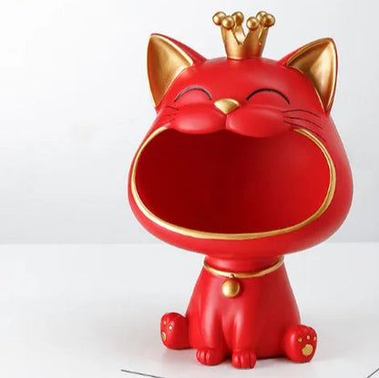 Lucky Cat Statue Sculpture