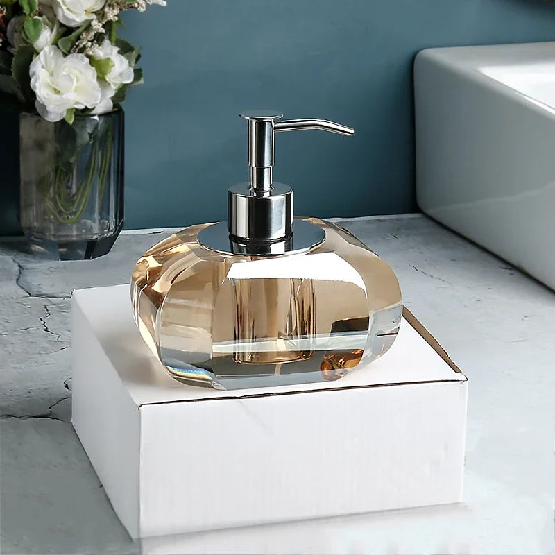 Luxury Amber Glass Emulsion Bottle Tray