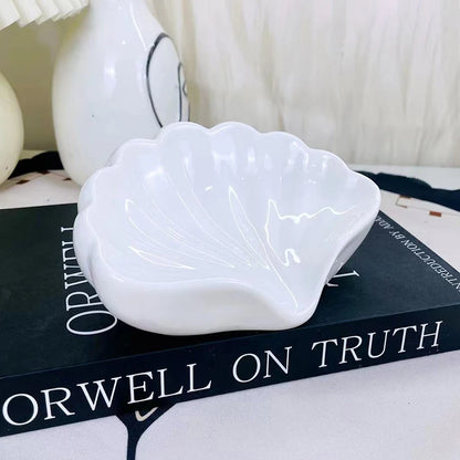 Shell Shaped Ceramic Soap Dish