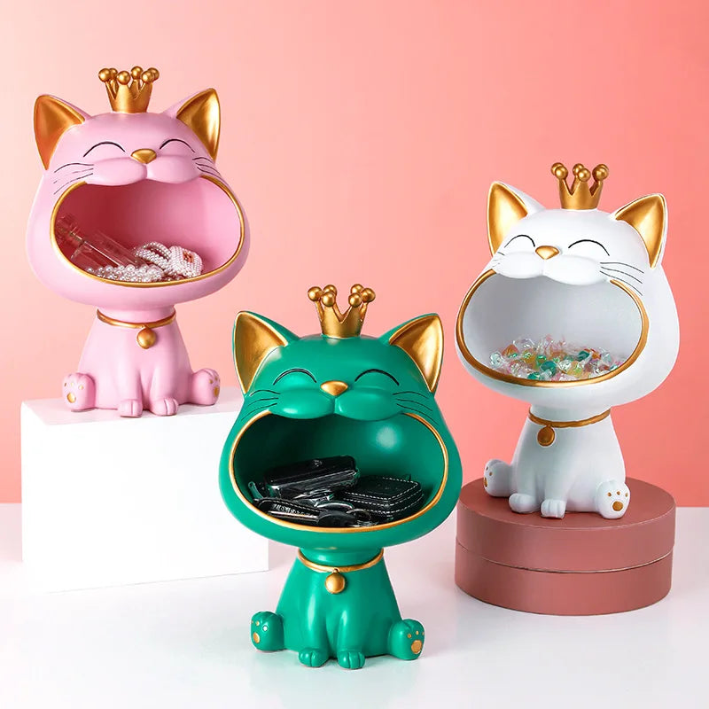 Lucky Cat Statue Sculpture