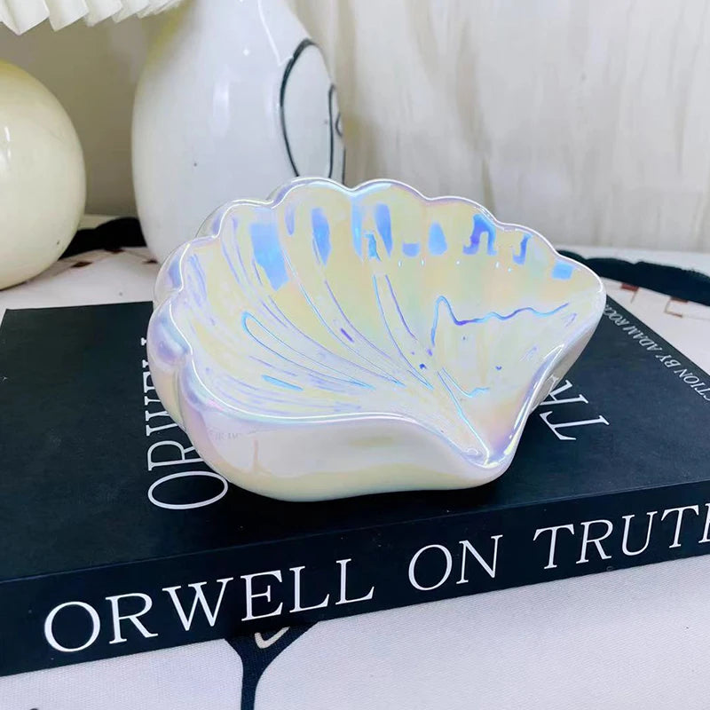 Shell Shaped Ceramic Soap Dish