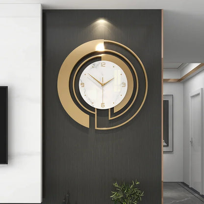 Living Room Light Luxury Wall Clock