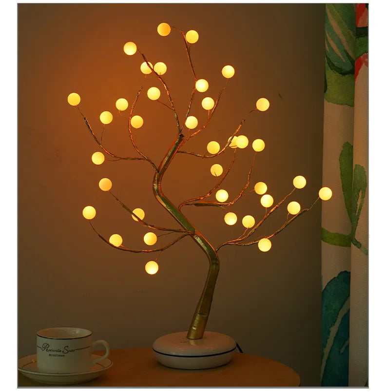 Led Fairy Light 16 Color Pearl Tree Nightlight