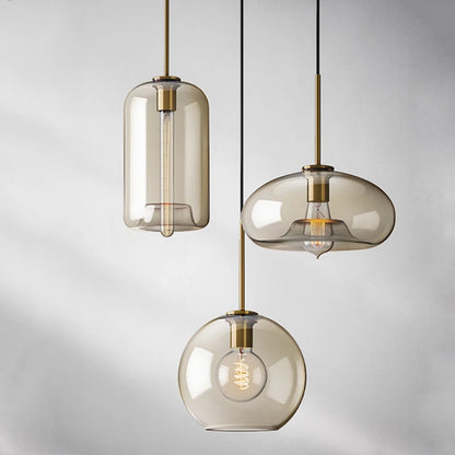 Modern Loft Hanging Glass Pendant Light