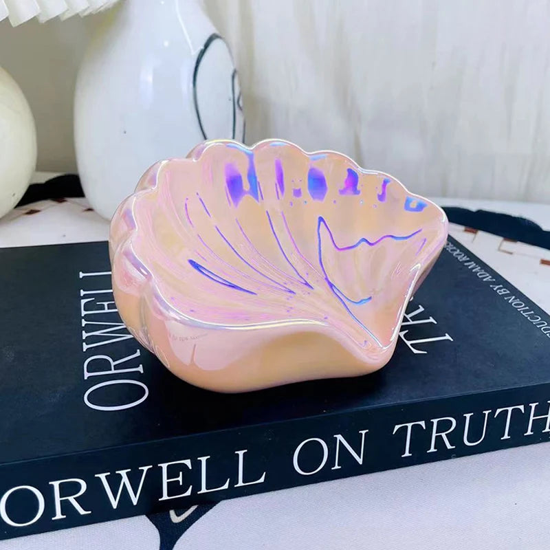 Shell Shaped Ceramic Soap Dish