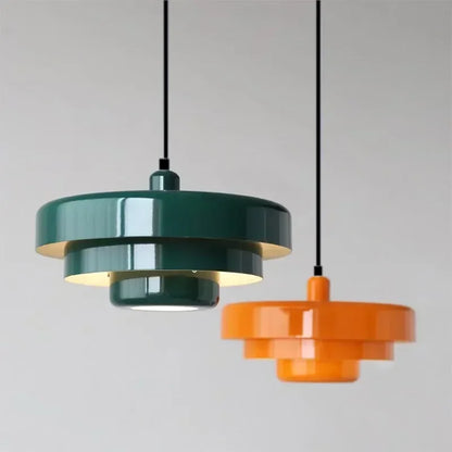 Nordic LED Macaron Carbon Steel Aluminum Pendant Light