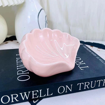 Shell Shaped Ceramic Soap Dish