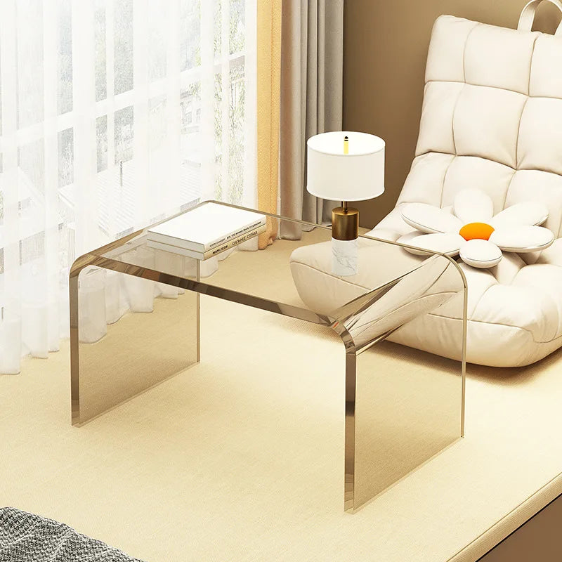 Simple and Light Luxury Acrylic Bedside Table