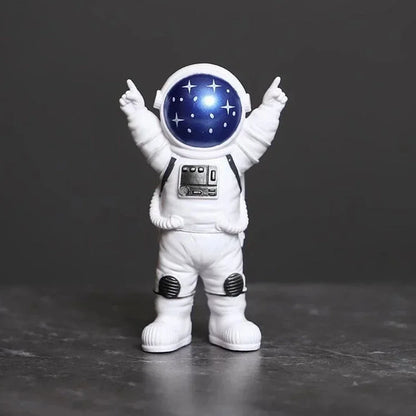 4 pcs Astronaut Figure Statue Figurine Spaceman Sculpture