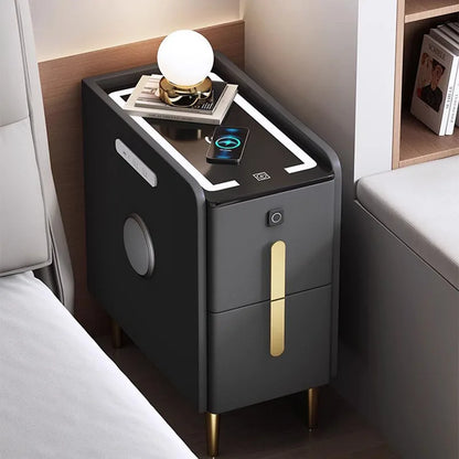 Storage Nightstand Chest Modular Luxury Living Room Side Table