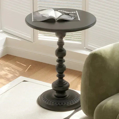 American Retro Iron Art Round Tea Table